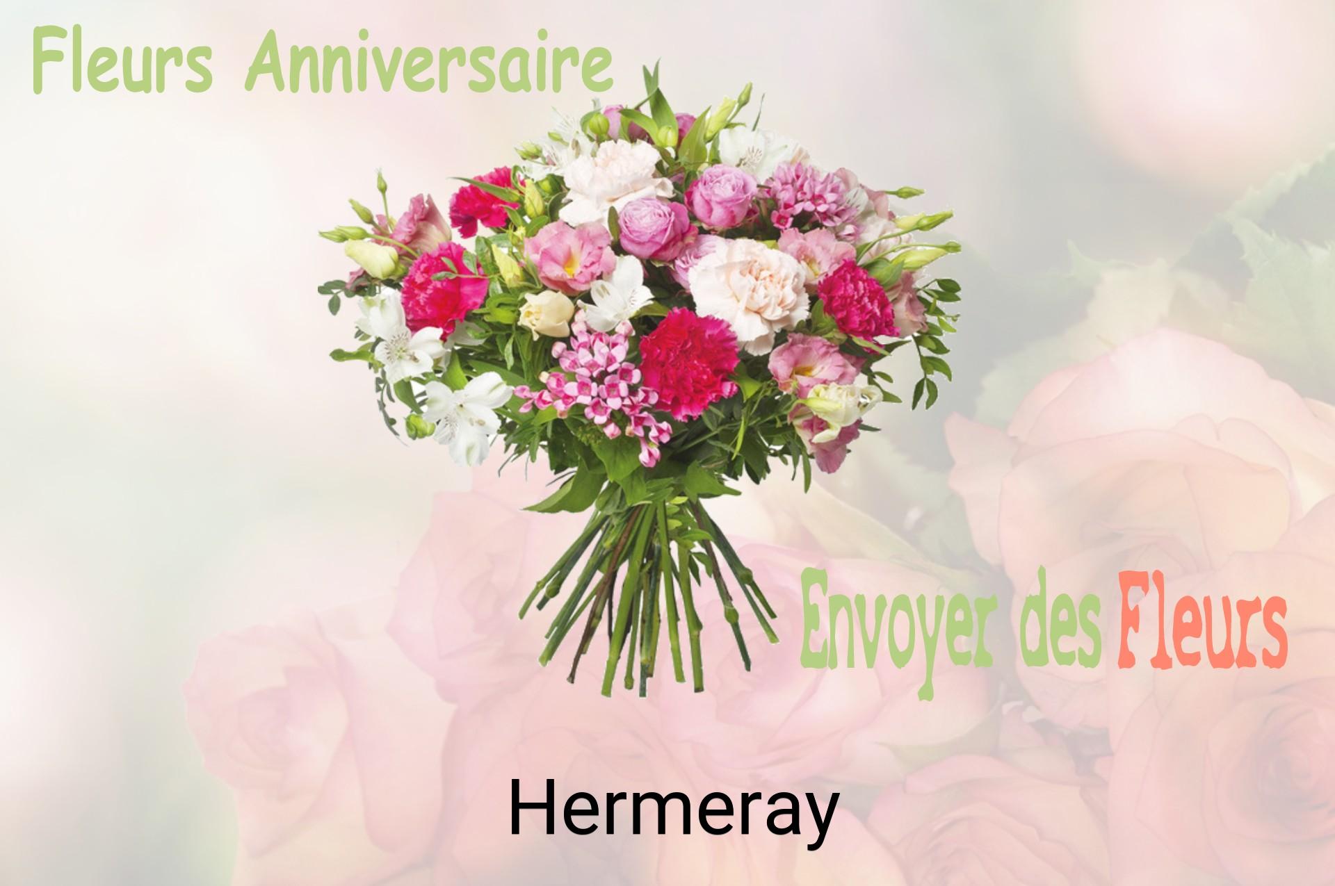Bouquet de fleurs d’anniversaire livré à Hermeray